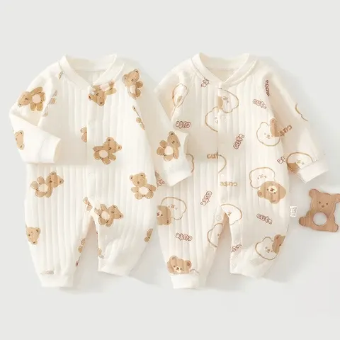 Thick Cotton Bear Romper for Newborns