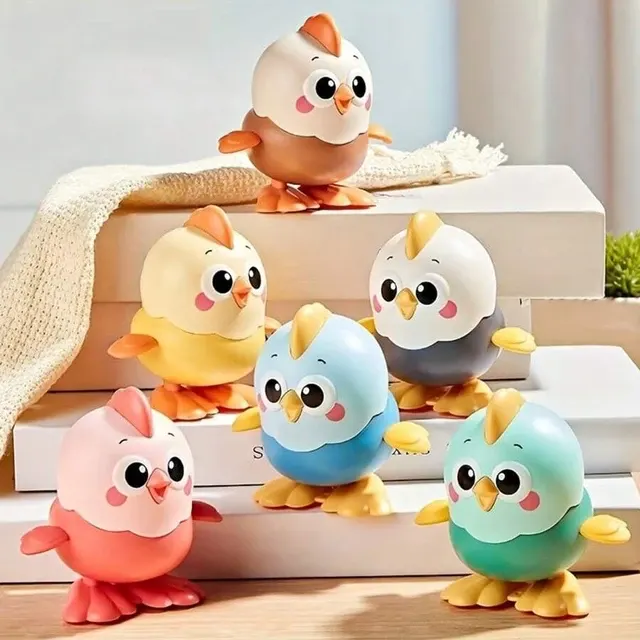 Wind-Up Spring Chicken Toy 1