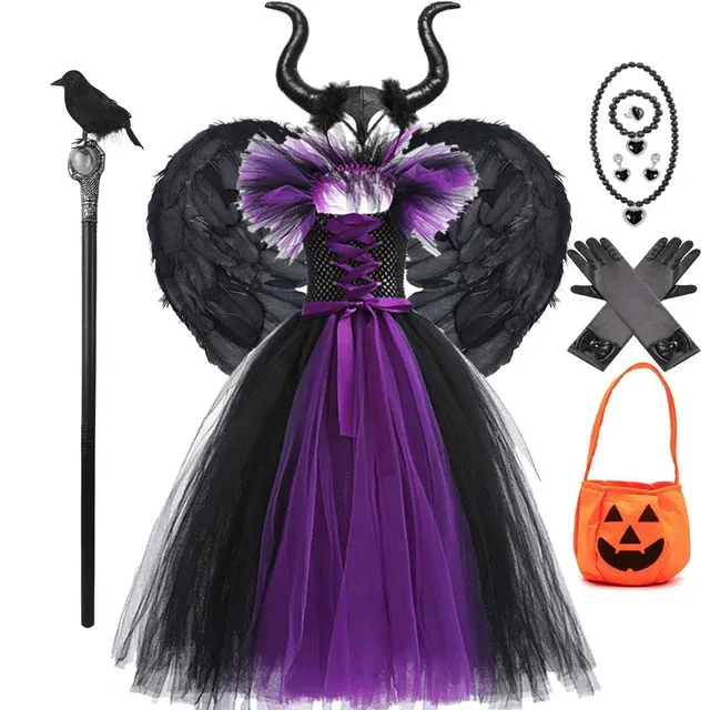 Kids Maleficent Costume 3