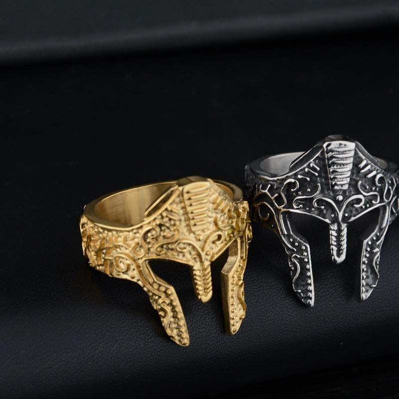 Personality Warrior Mask Ring Fashion