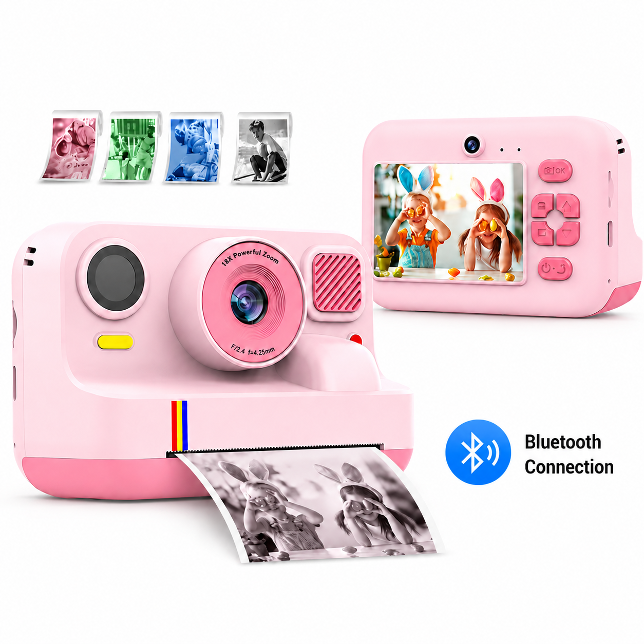 K12Pro 2.4 Inch Screen Kids Instant Print Camera