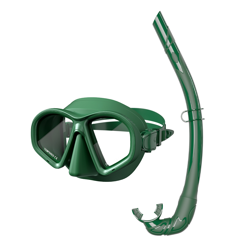 Freediving Mask and Snorkel Set 2