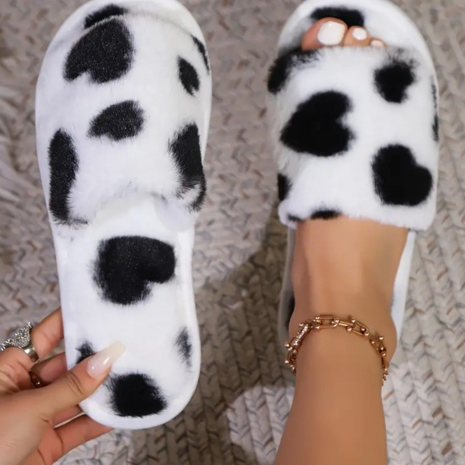 House Slippers Soft Cloud Fluffy Winter Warm Home