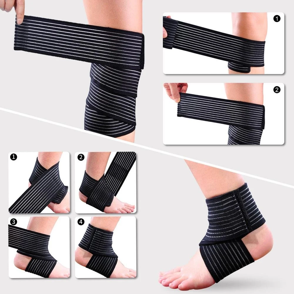 Elastic Knee Compression Wrap Band 3