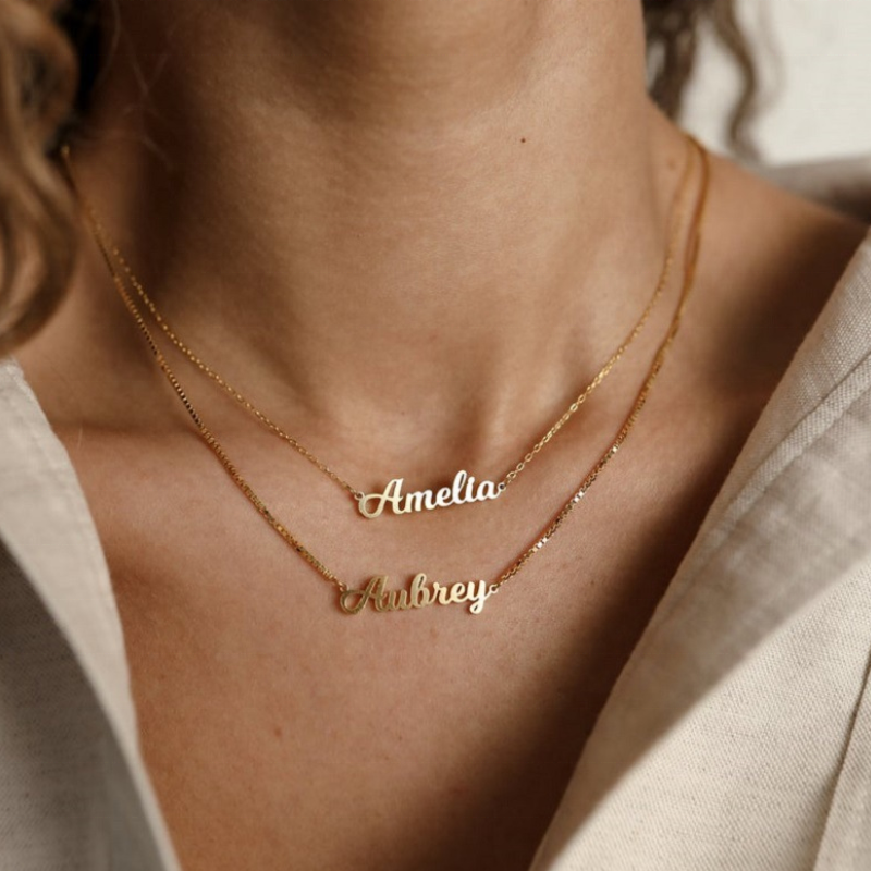 Personalized Name Necklace Stainless Steel 3