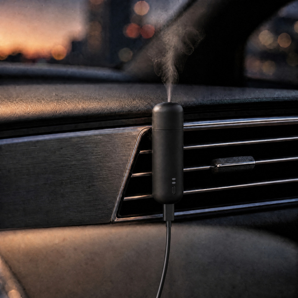 Auto-Duftzerstäuber mit USB und Lüftungsclip 3