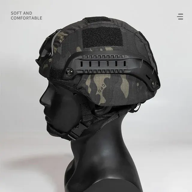Camouflage Helmet Cover for MICH Helmets 4