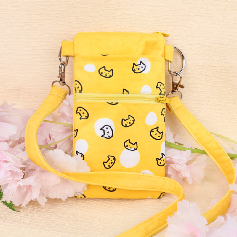 Customizable Mini Crossbody Canvas Tote Bag With Zipper 3