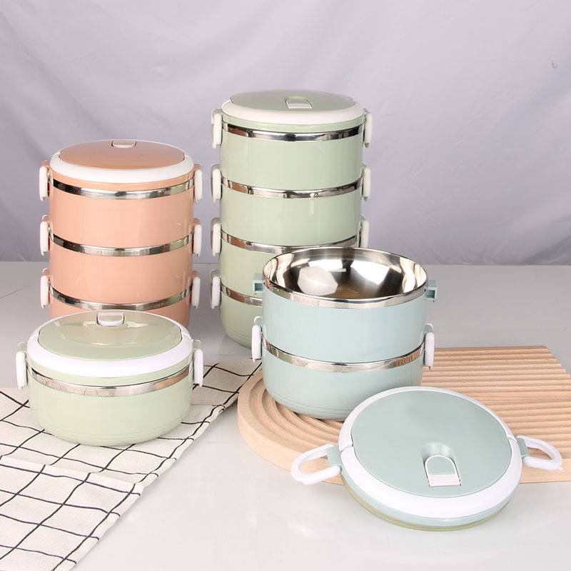 Heat Preservation Multi Layer Portable Food Container Bento 4