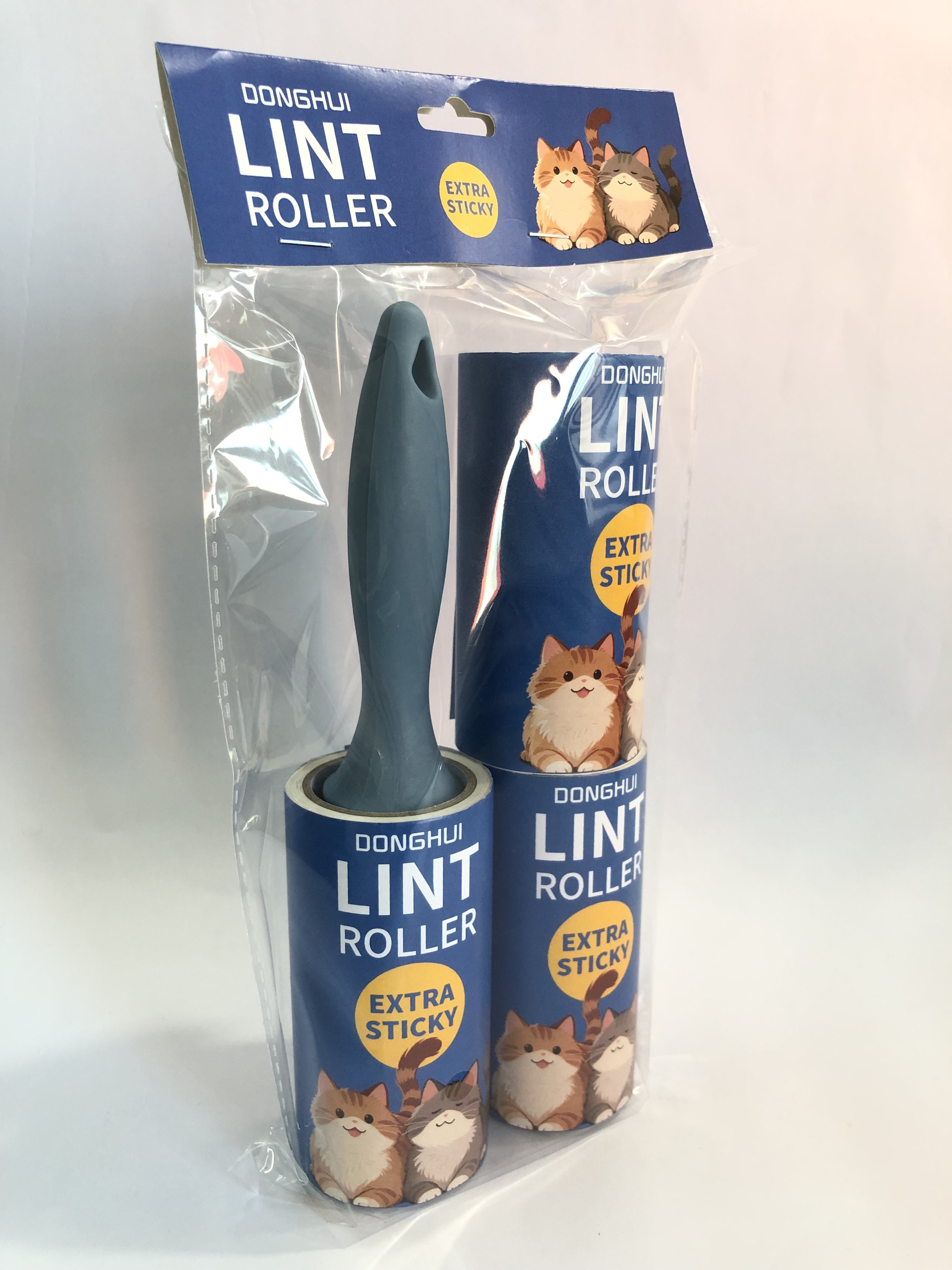 Sticky Lint Rollers Reuseable Pet Hair Remover Roller