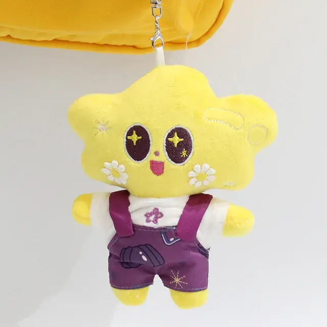 Cartoon Plush Keychain with PP Cotton Filling 4