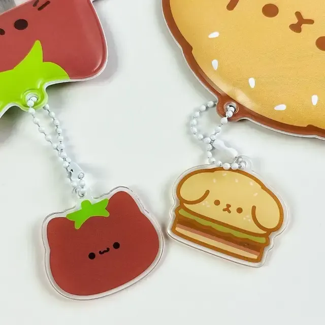Plush Fox Photocard Holder Keychain 2