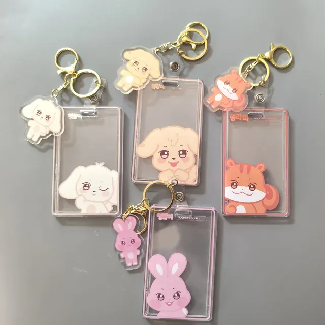 Photo Card Holder Keychain 2