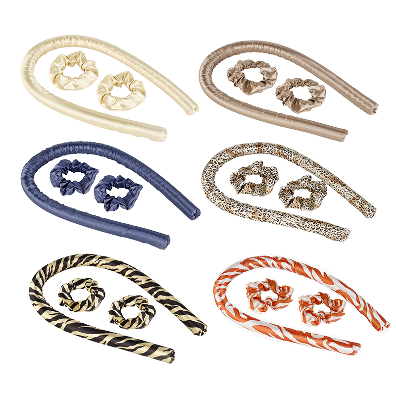 Sleeping Headband Rod Curling Ribbon Heatless Silk Hair