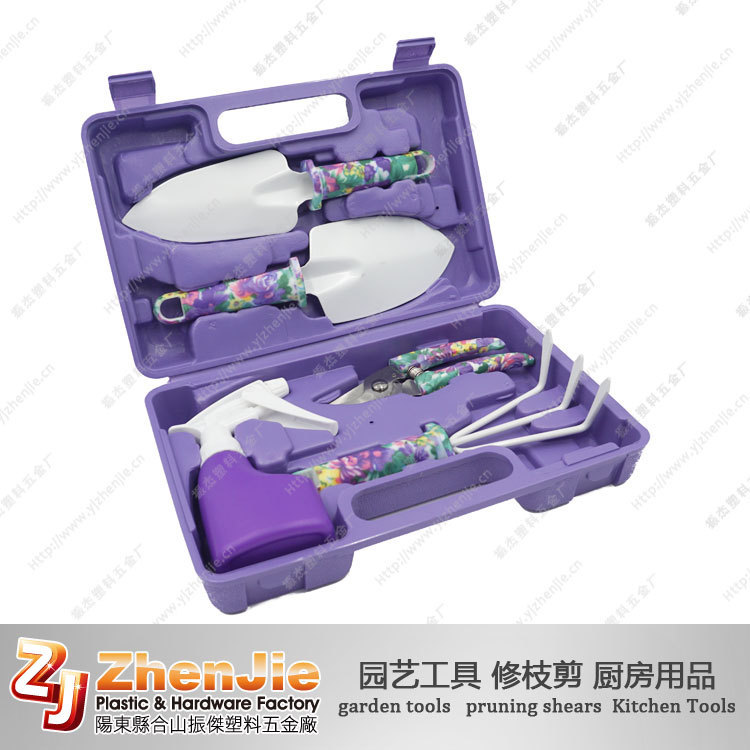 Five-Piece Plastic Box Garden Tool Set 2