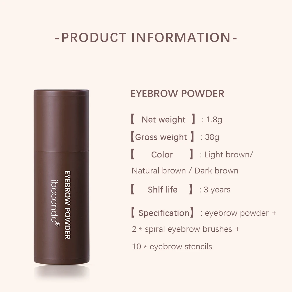 Waterproof Eyebrow Stamp Kit in 3 Shades 4