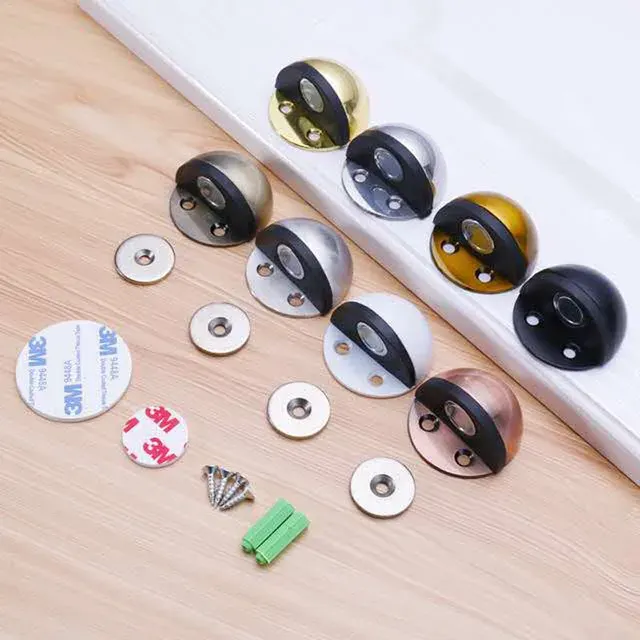 Magnetic Double Stainless Steel Door Stopper 3