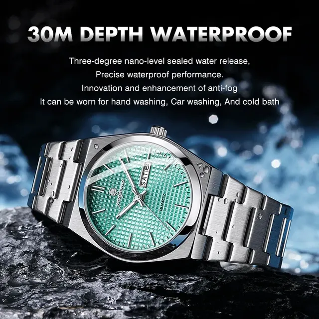 Luminous Men's Chronograph Watch with Date 4