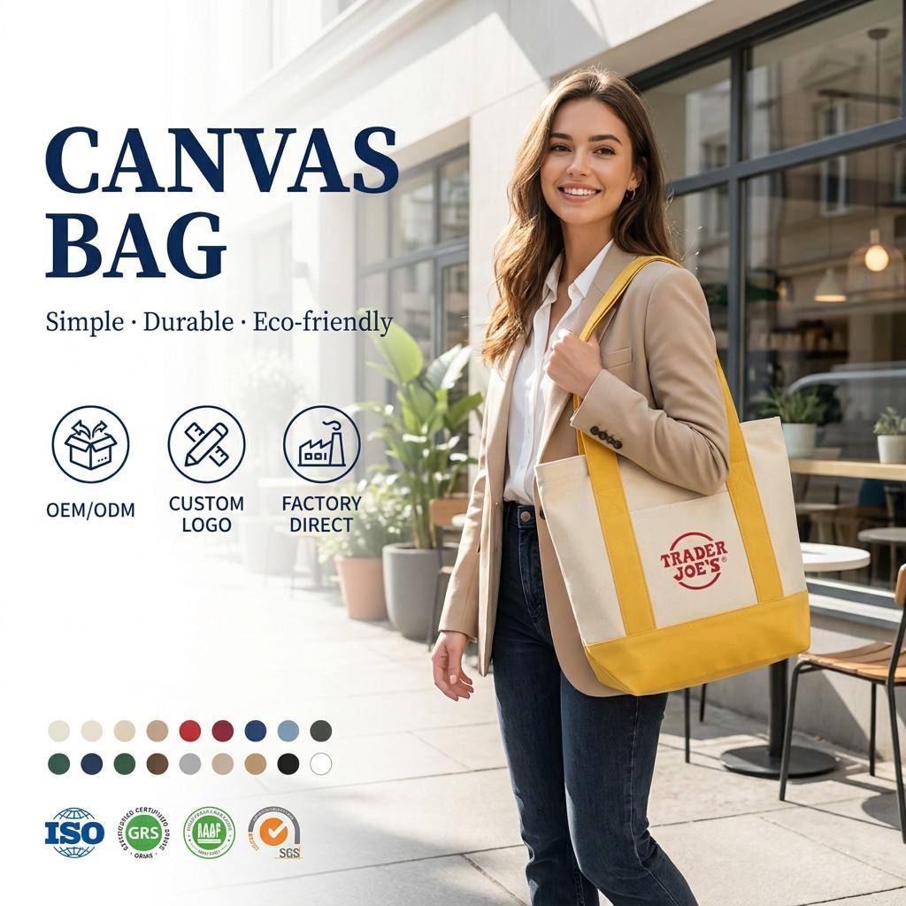 Heavy Cotton Canvas Tote Bag 2
