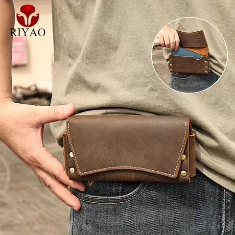 Leder-Gürteltasche