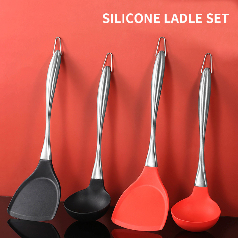 Stainless Steel Silicone Kitchen Tool Set