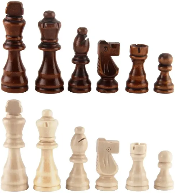 Wooden Chess Pieces 3