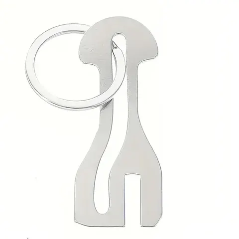 Stainless Steel Shopping Cart Key Chain