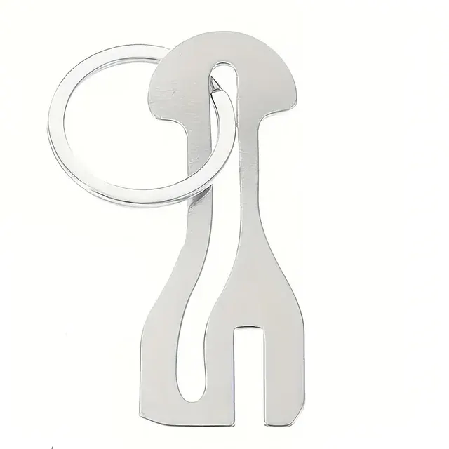Stainless Steel Shopping Cart Key Chain 1