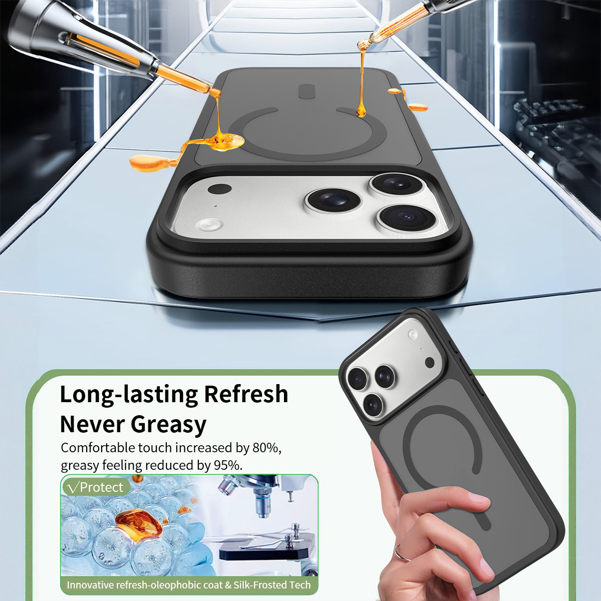 Matte Soft-Touch Magnetic Phone Case 4