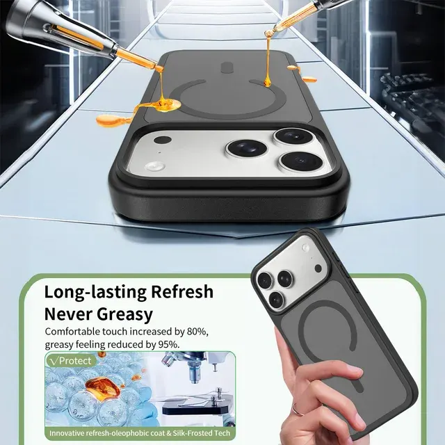 Matte Soft-Touch-Handyhülle mit Magnetfunktion 4