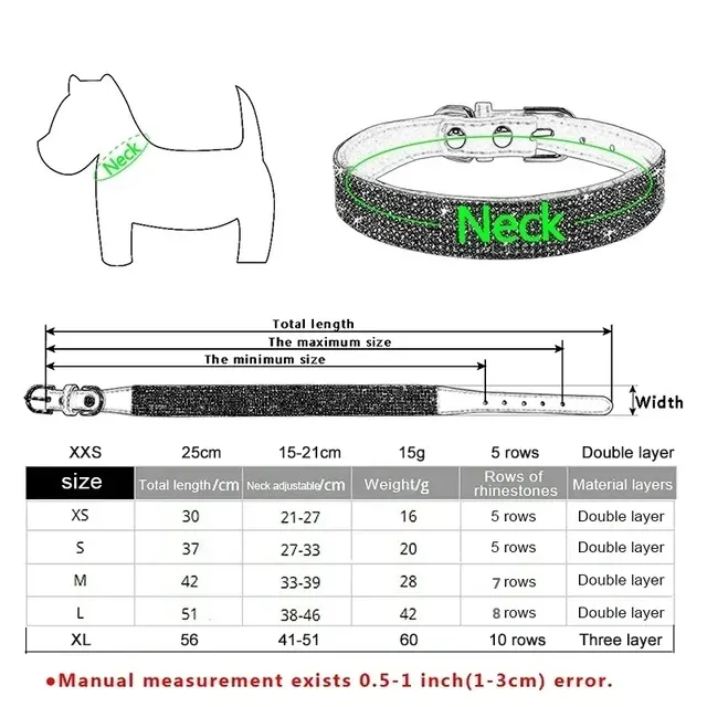 Rhinestone Dog Collar 4