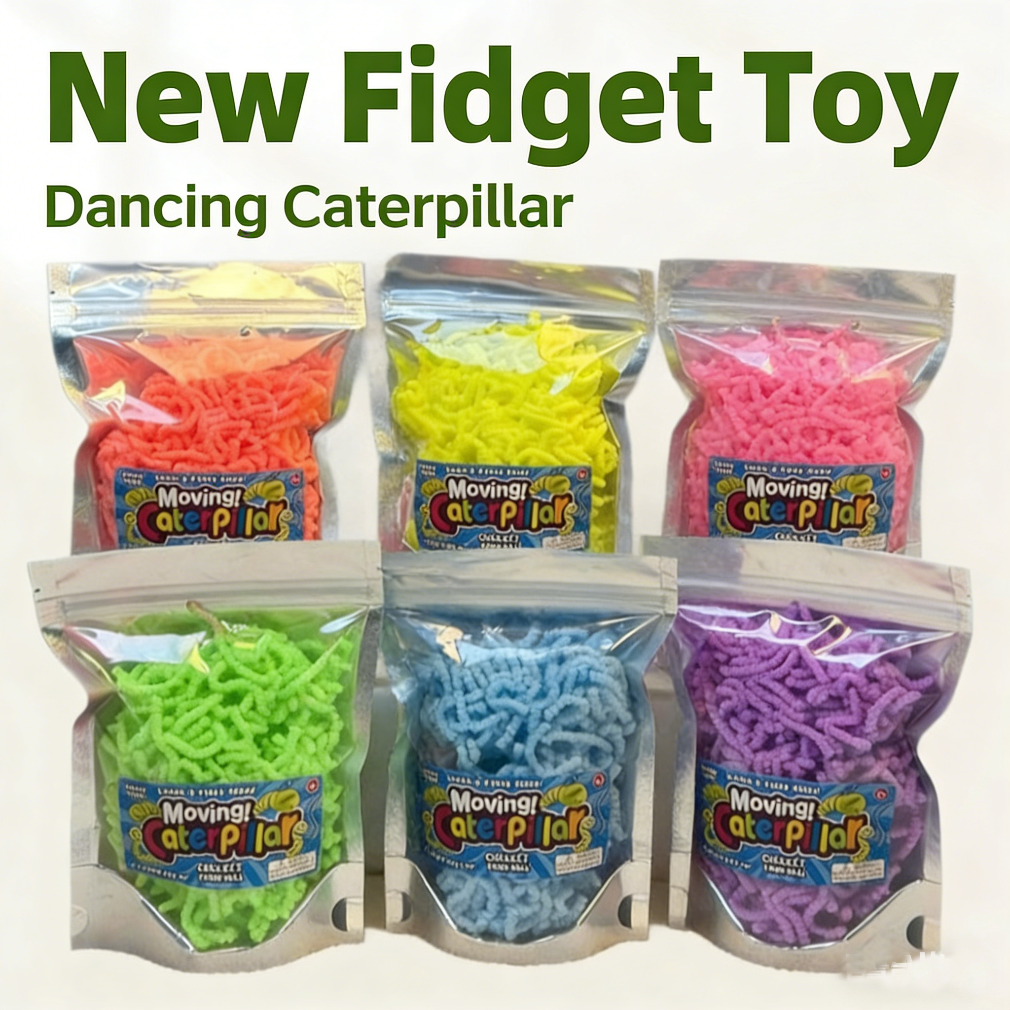 EVA Caterpillar Squeeze Fidget Toy