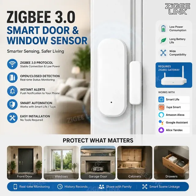 Wireless Door and Window Alarm Sensor 2