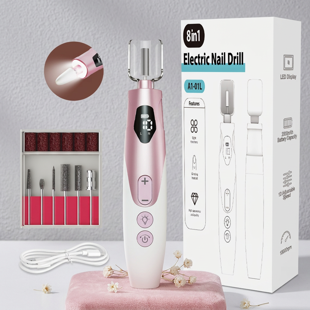 Portable Electric Nail Polishing Machine Low Heat Operation