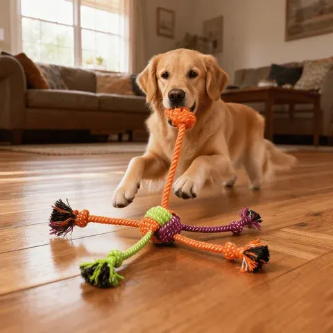Hunde-Kauseil-Spielzeug
