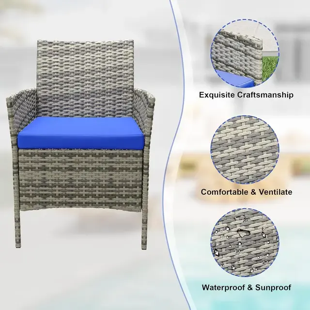 Rattan Bistro Set 3