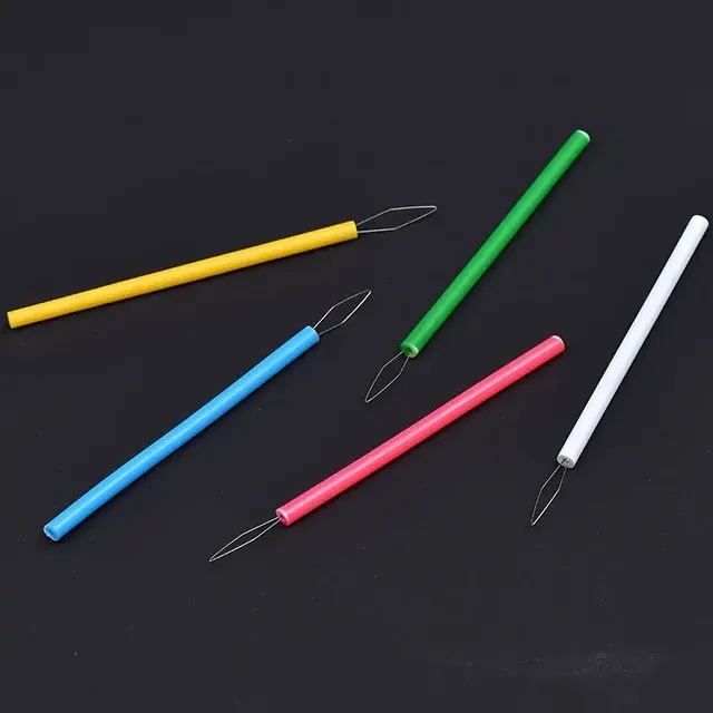 5-Piece Plastic Needle Threader Set for Sewing 3