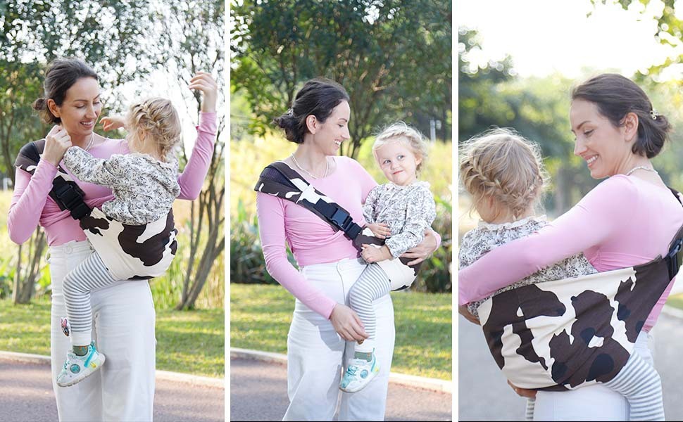 Camouflage Baby Sling Carrier for Toddler Adjustable Front 3