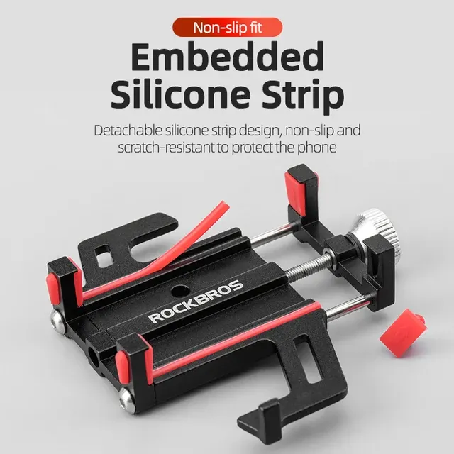 Adjustable Aluminum Bike Phone Holder 360° 3