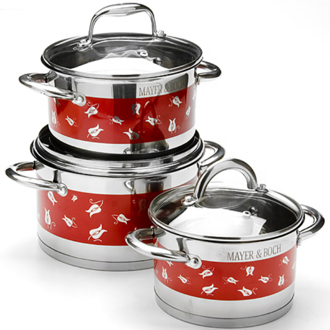 Minimalist 6-Piece Stainless Steel Cookware Set 4