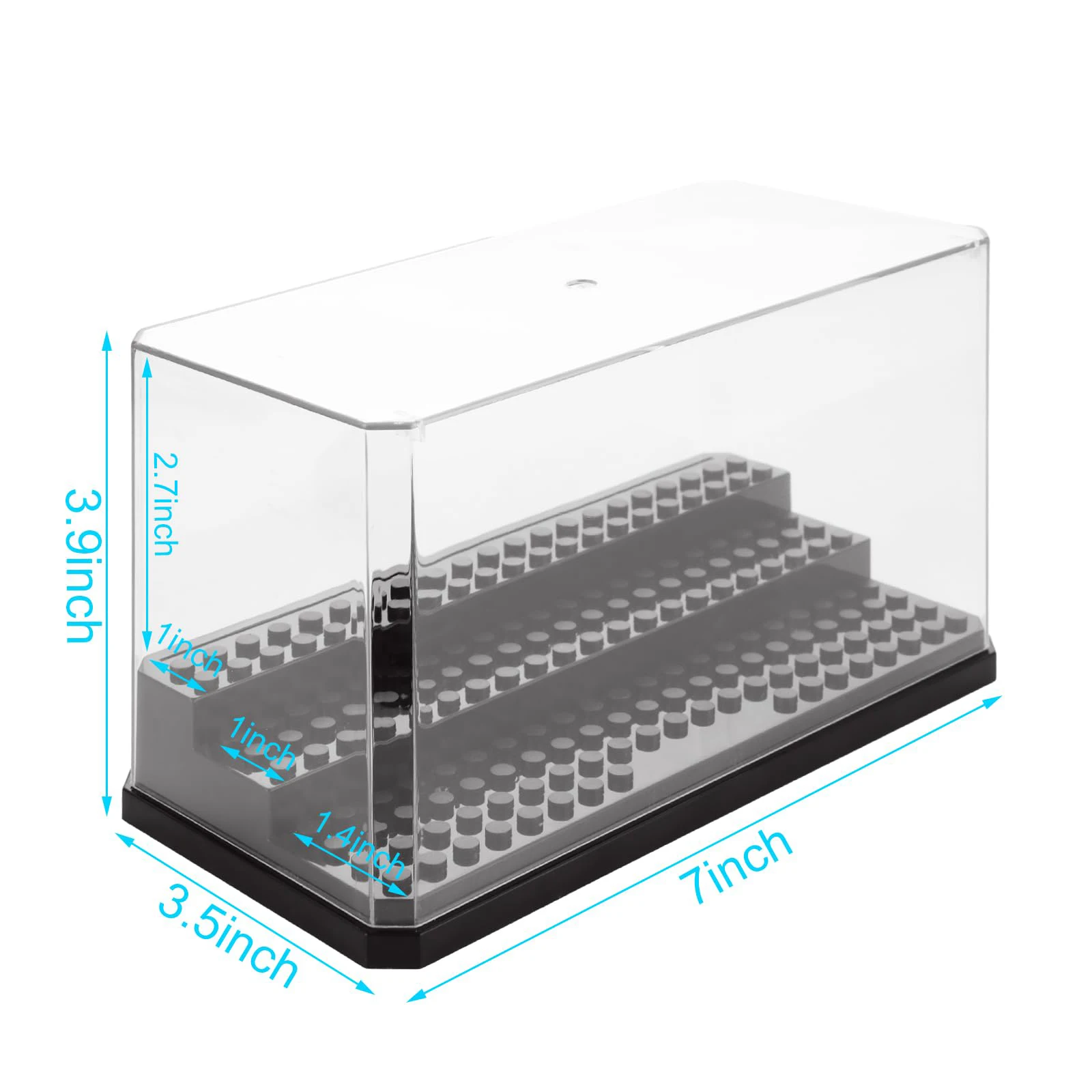 Stackable Dustproof Acrylic Mini Figure Display Case 3