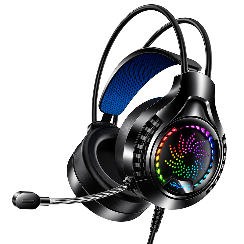 Q7 Head-mounted Computer Headset With Mic Light 7.1
