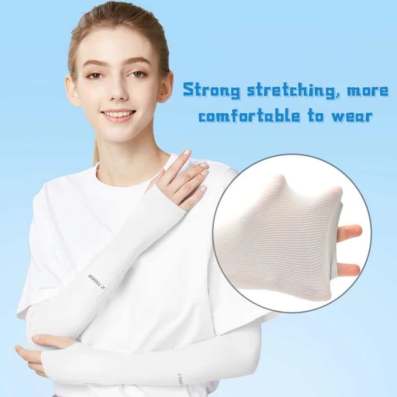 Cooling UV Arm Sleeves for Cycling 2