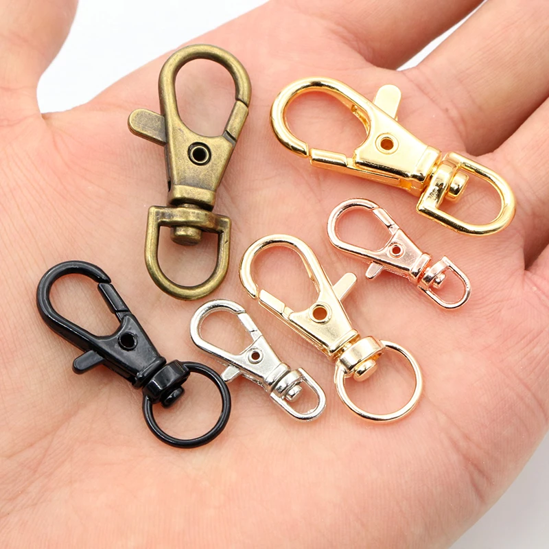 5-10pcs Snap Haken Trigger Clips Schnallen Für Keychain 4