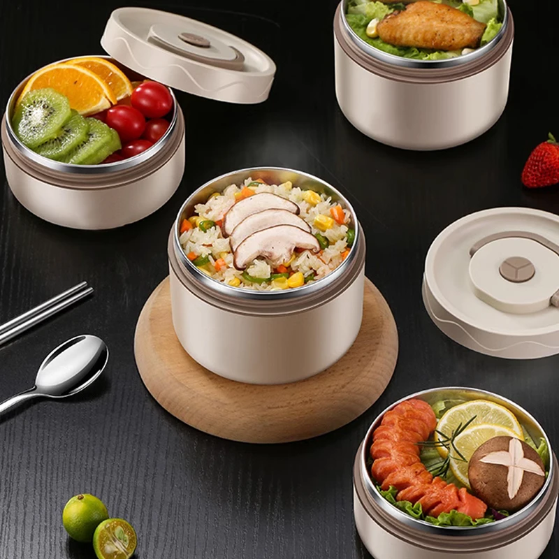 Isolierte Lunchbox aus Edelstahl 304 mit Aufbewahrungstasche Tragbare 2