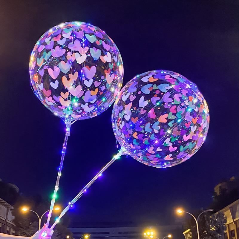 Transparente Bedruckbare LED Bobo Ballons