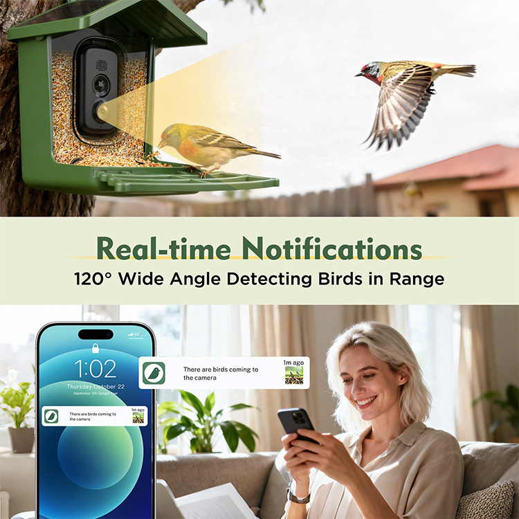 Smart Vogelfutterspender mit Kamera 4