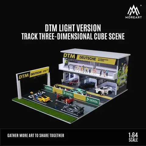 TimeMicro & MoreArt 1:64 Le Mans 24 Hours Race Track 3D Diorama