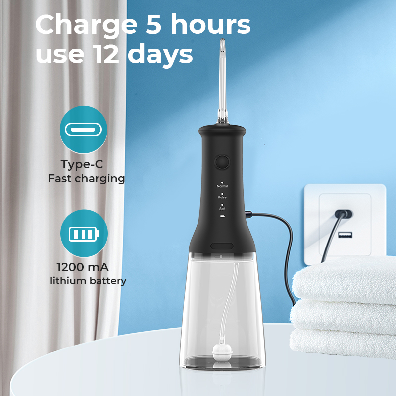 Water Flosser Type-C Rechargeable Oral Irrigator With IPX7 4
