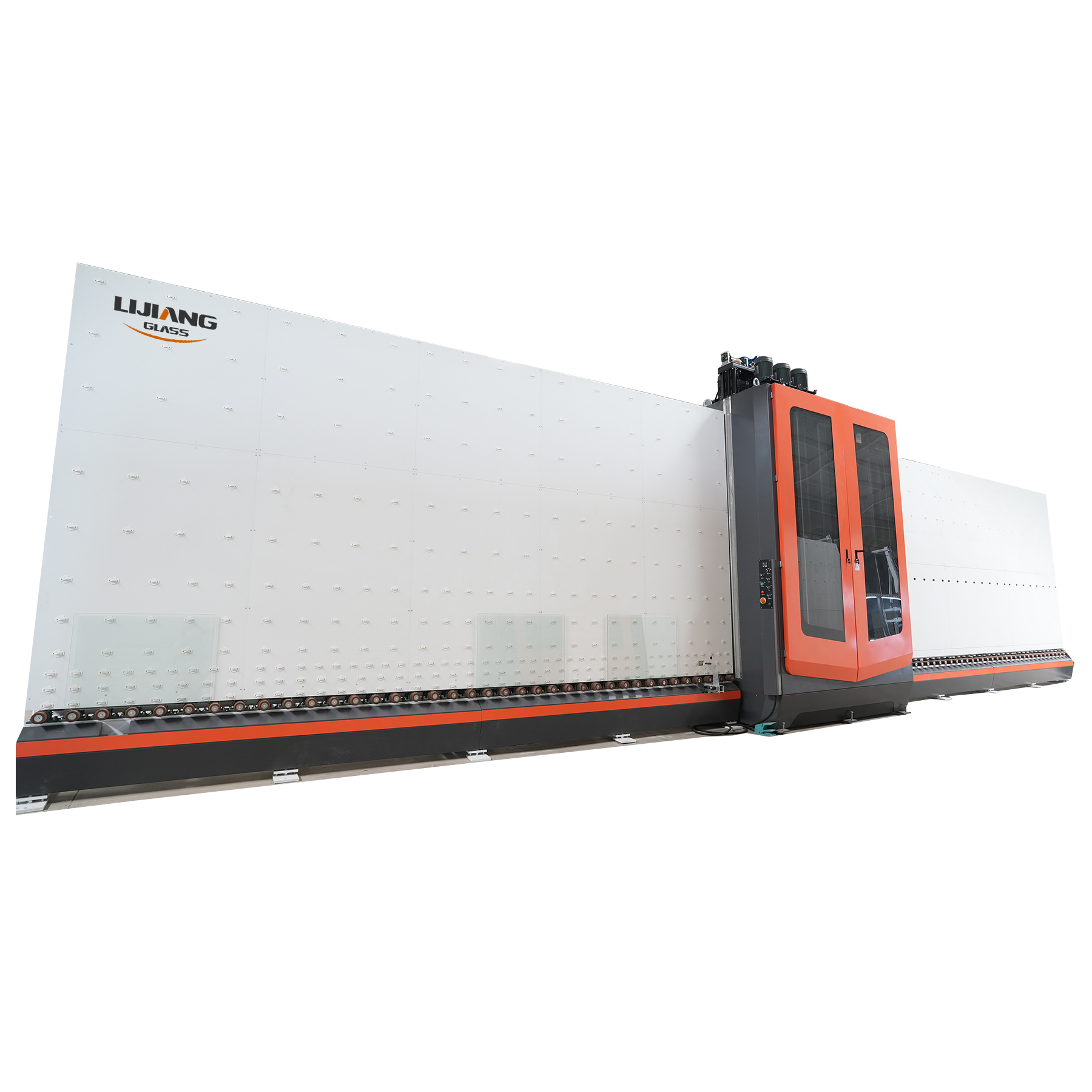 Vertical Double Glazing Glass Washer Dryer